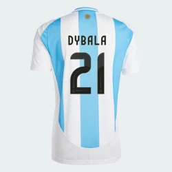 Paulo Dybala #21 Argentinië Voetbalshirt Copa America 2024 Thuistenue Heren